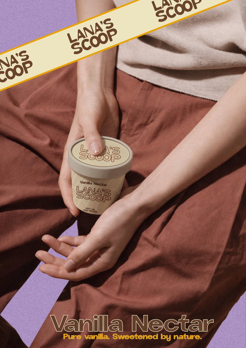 huddlestech's tweet photo. What happens when two creative minds meet? Magic 🍦
We collaborated with Marie to bring Lana’s Scoop to life, from identity to packaging, blending flavor with design in every detail.
#designcollaboration #brandingproject #visualdesign #brandidentity #creativestudio #icecream https://t.co/LmxSY6bO4h