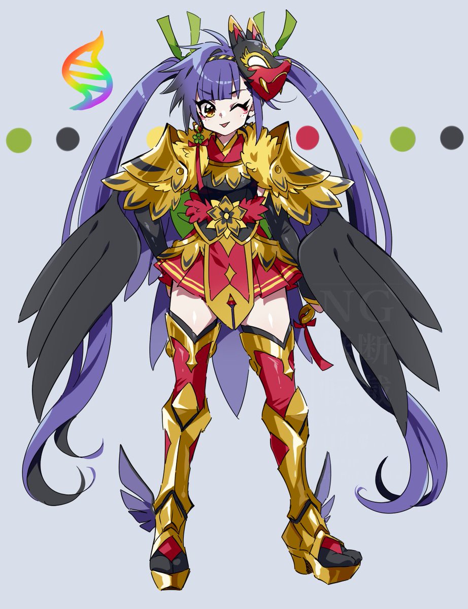 「メガルチャ和三盆(わさんぼん) 魔法少女(メガ)のすがた かっこかわいいは正義!」|無能大佐ももしろ🍑和服ｾｰﾗｰﾅｲｽﾞ仕込み中のイラスト
