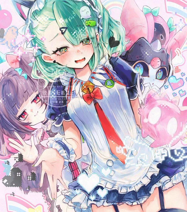 千夏ちゃんと握手 #妄想絵ンジェル #zzzero