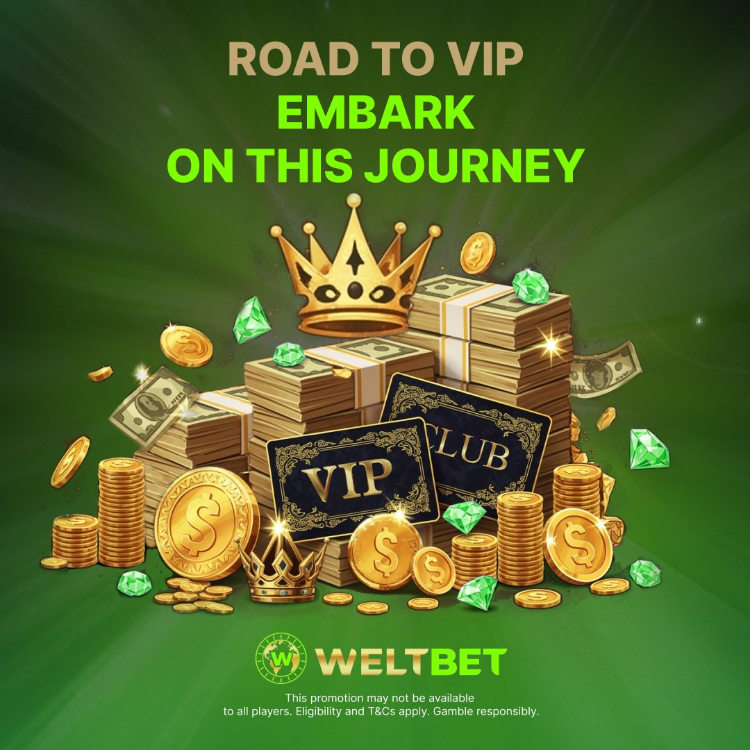 WeltBetDe's tweet image. #WeltBet #weltbetsport

Road to VIP embark on this journey 🏆

weltbet23.com
#sportswelcomebonus #ClaimYourBonus #MaximizeYourBet #VIP