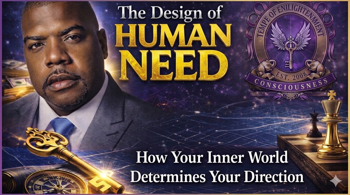 TempleofE's tweet photo. This Sunday: The Design of Human Need—learn how your inner world shapes your direction. 3:30 PM CT. https://t.co/wwRNoAr9sY https://t.co/ve1XX8ILWg