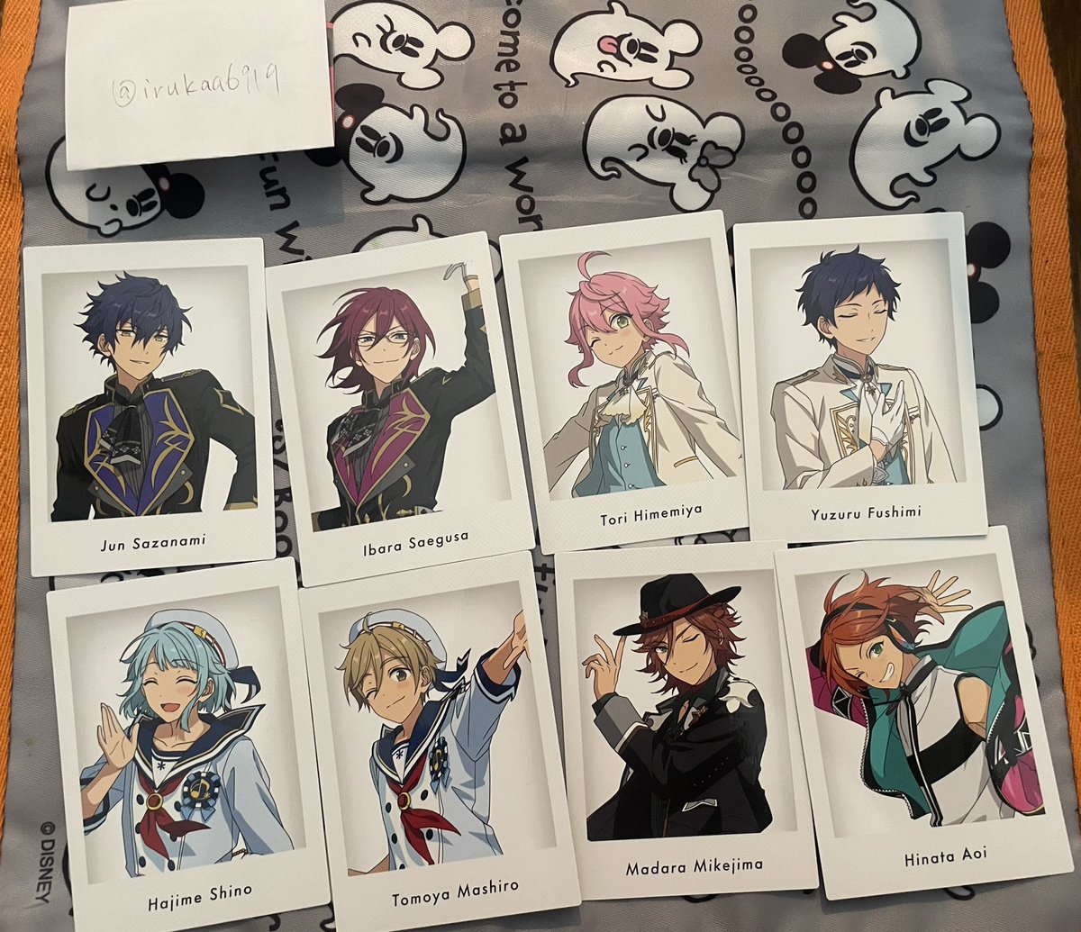 irukaa6919's tweet photo. 【交換】展示会 10周年 特典 ぱしゃっつ

譲）画像参照
ジュン/茨/桃李/弓弦/創/友也/斑/ひなた/宙/晃牙/北斗/敬人/燐音/HiMERU/ユメ

求）同種 宗/みか/凛月
本日19:30まで池袋手渡し希望です https://t.co/sH25jYpGtX