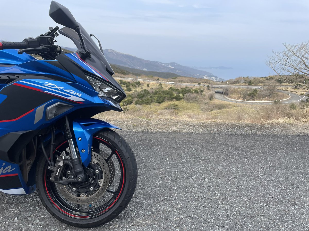 scarlet77759's tweet photo. おバイクしてきた。
帰りに初めて伊豆スカ走りましたよ。 https://t.co/k58hSQTiqs