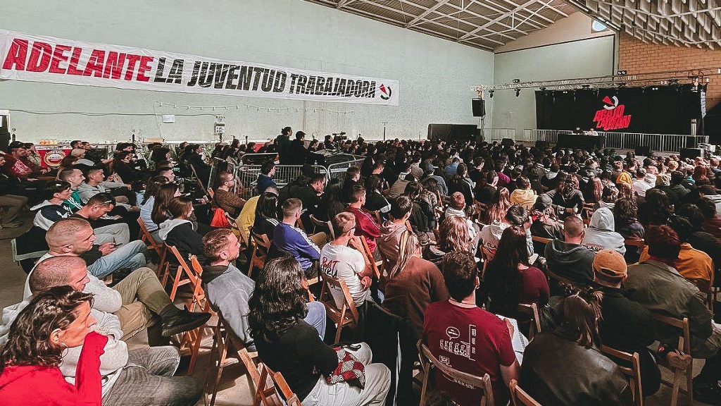 Cientos de jóvenes participan en Artieda en los encuentros antiimperialistas de la Coordinadora Juvenil Socialista

👉 Unas jornadas de debate, formación política y convivencia militante, que de manera simultánea se celebraron en la comarca de A Chacetania de nuestro país y en