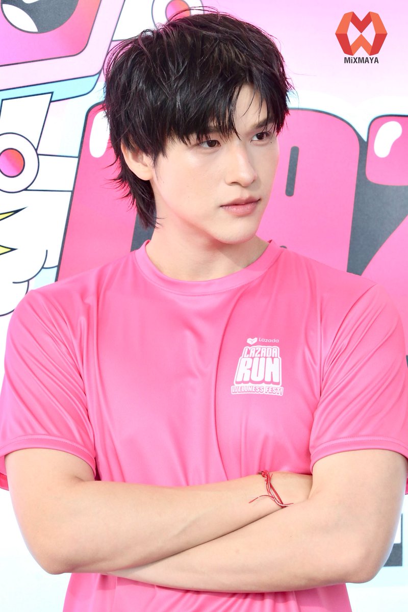 Pink Boy Rapper Pink Boy💗 “สกาย-วงศ์รวี” ช่วงสัมภาษณ์กับสื่อมวลชนในงาน ‘Lazada Run ...