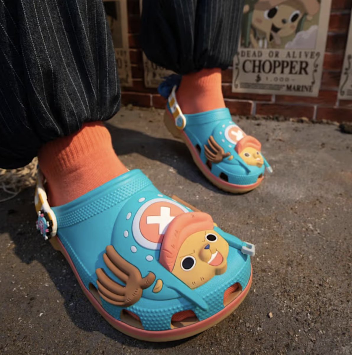 Ad: ONE PIECE x Crocs Classic Clogs ‘Chopper’      

Champs:tinyurl.com/59tcztrx
Foot Locker:tinyurl.com/46w7evn2 

sold out via Crocs US