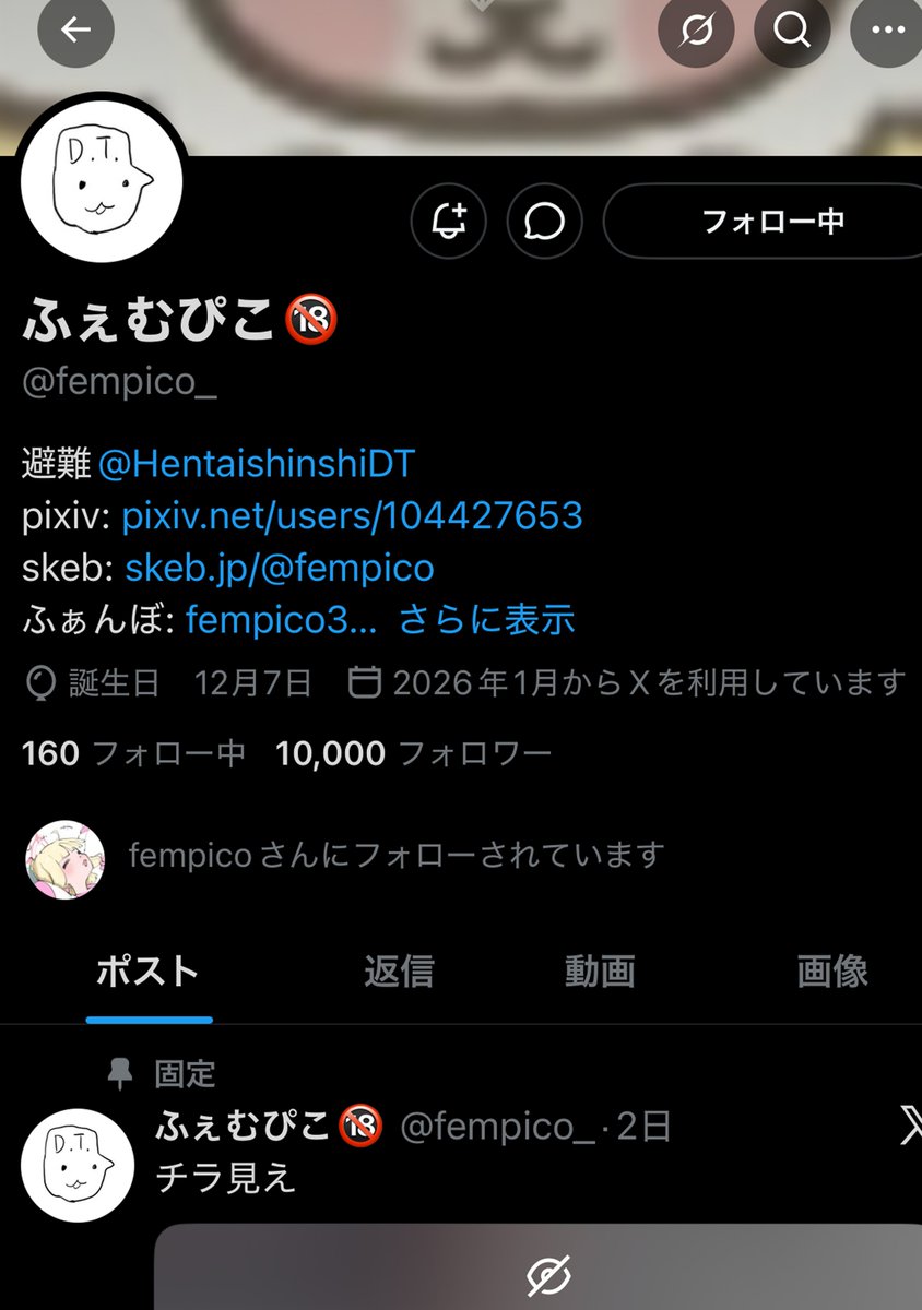 ふぇむぴこ🔞 tweet media