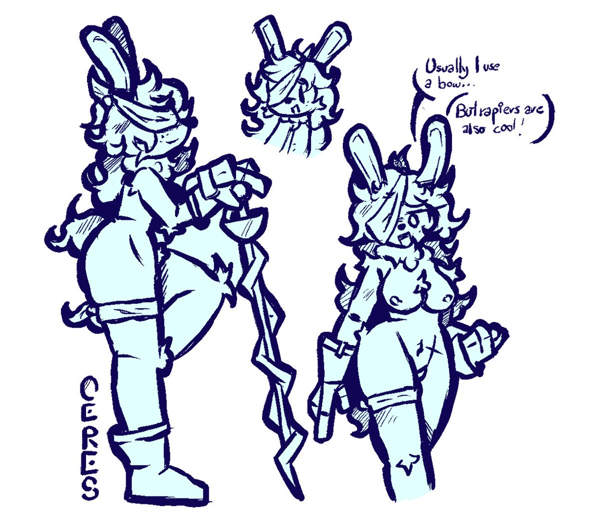 Ceres, the Citadel Outskirts Warden.

A character from my DnD campaign I've taken a like to, she's conforting to draw.