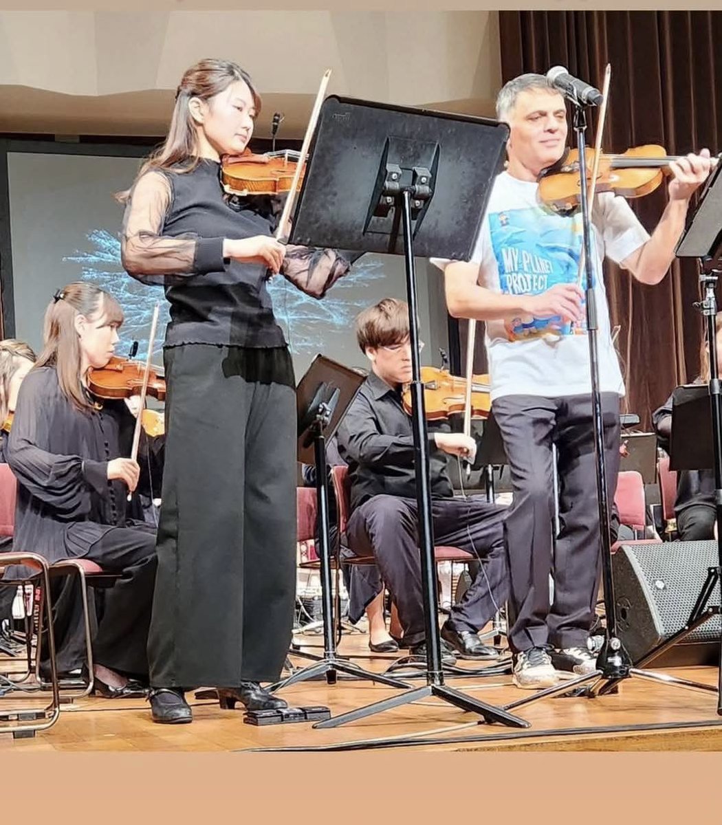 violinmayuko1's tweet photo. My Planet Project 初日公演が終演いたしました。

ご一緒させていただきました東京音楽大学のご関係者の皆様、国際青少年オーケストラの学生とトレーナーの皆様、主催者の皆様、その他全ての関係者の皆様、ありがとうございました。

明日は2日目です。
3月23日(月)18:45開演 18:00開場
国連大学　3F ウ・タントホール

お気をつけてお越しくださいませ。