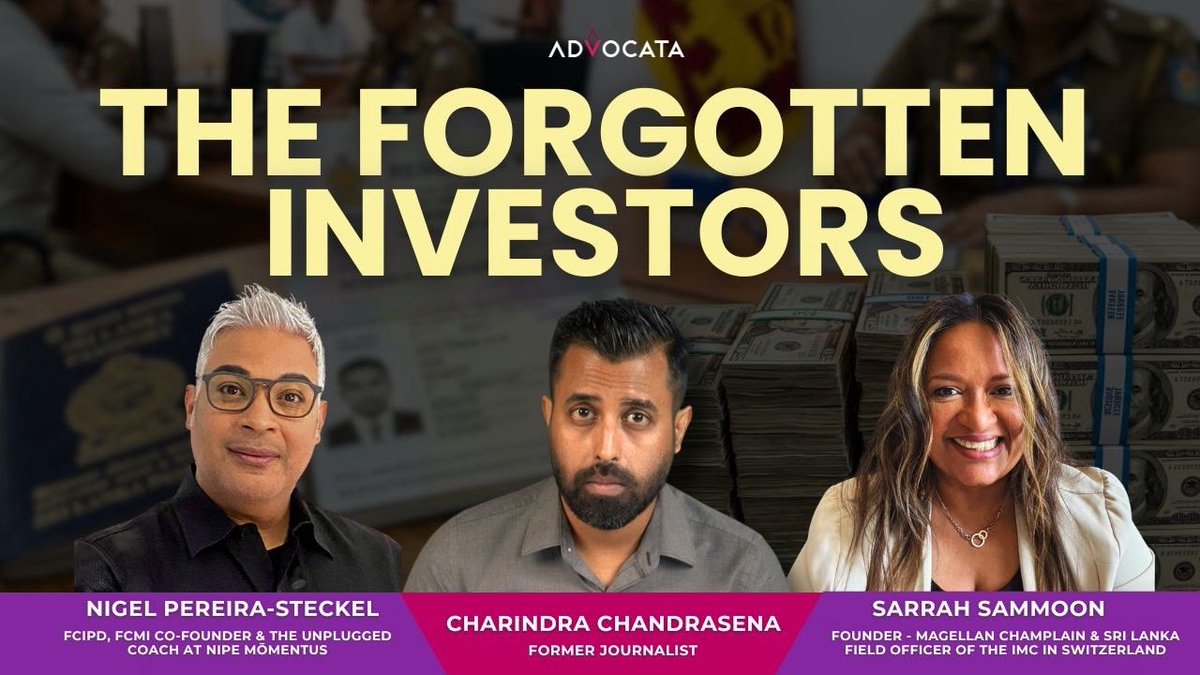 advocatalk's tweet photo. 🔴 Residence Visa: Invested, Qualified, Left in Limbo

👉 In October 2025, Sri Lanka issued its first visa under the Individual Investor Residence Visa category, under Gazette No. 2360/24 (Nov 2023). However, a two-year delay has left several foreign investors in a bureaucratic "limbo," told they are ineligible despite meeting the original requirements.

🤔Could this gap in a programme designed to attract foreign capital end up doing the opposite?

Former journalist @Charindra_Chan spoke to an investor caught in the transition, Nigel Pereira-Steckel (FCIPD, FCMI, Co-Founder & The Unplugged Coach at NiPe Mōmentus), and investment migration expert @Sazs (Founder – Magellan Champlain & Sri Lanka Field Officer of the IMC in Switzerland) on the real-world impact of this instance of policy inconsistency and what it means for Sri Lanka’s investment climate.

🔗 Residence Visa: Invested, Qualified, Left in Limbo
https://t.co/bti6exNacu