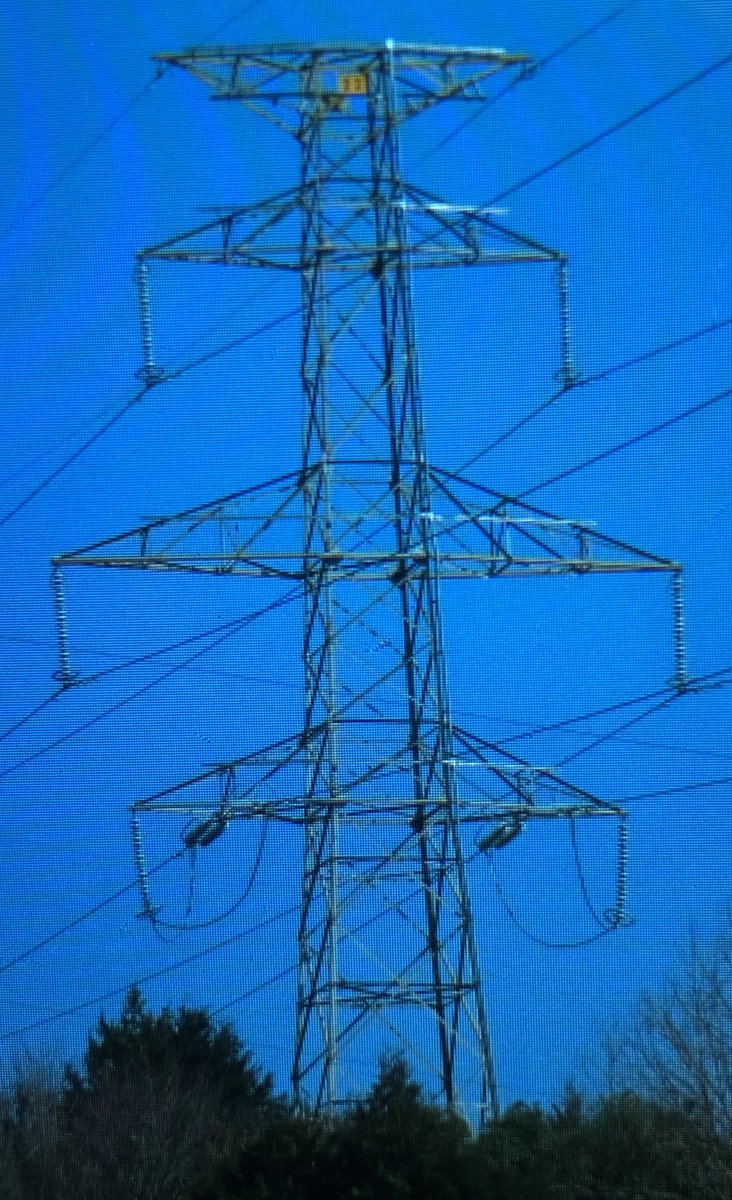 getakigou's tweet photo. 佐久間西幹線の廃止区間(東部変電所寄り)に合った特徴的な鉄塔
#鉄塔 #送電鉄塔 #ツルマキマキ #宮舞モカ https://t.co/MiqRu6Zne0