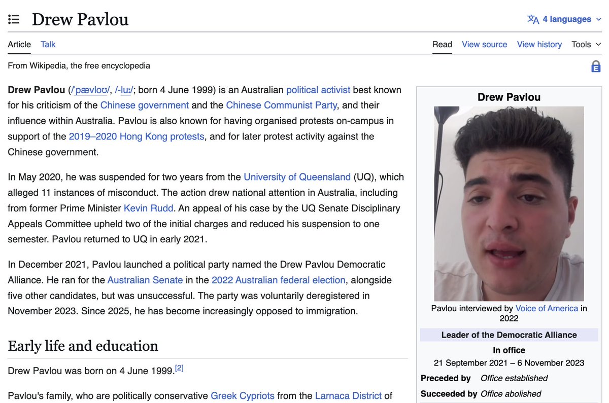 Drew Pavlou 🇦🇺🇺🇸🇺🇦🇹🇼 tweet media