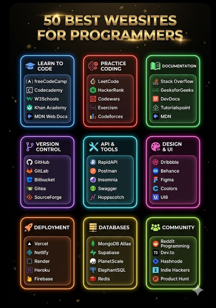 50 Best Websites Every Programmer Should Bookmark