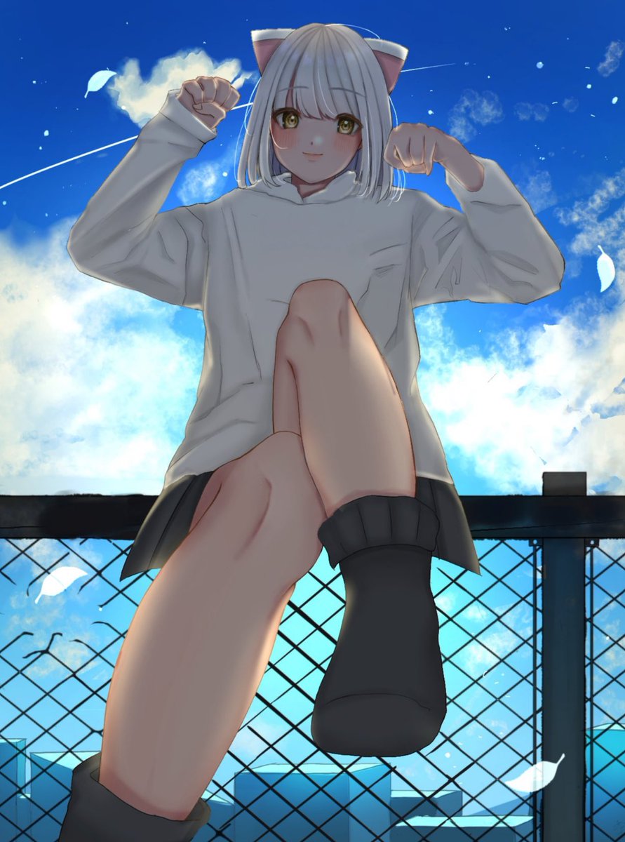 「にゃっはっは〜羨ましいだろ〜」
#oc #イラスト