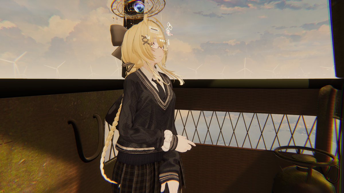 knowled07386640's tweet image. そしてその４、
髪型を #DanaStudio さんの「Mocha Hair」に変えてみた。よく使う髪型なのでちょっと落ち着く♪。
ヘアアクセサリーに #ARCAWORKS さんの「動く！ PixelBoot ヘアアクセサリー」をつけてみた、ヘアアクセサリーというより頭のあたりに浮いてる感じなので雑においても結構良い感じ