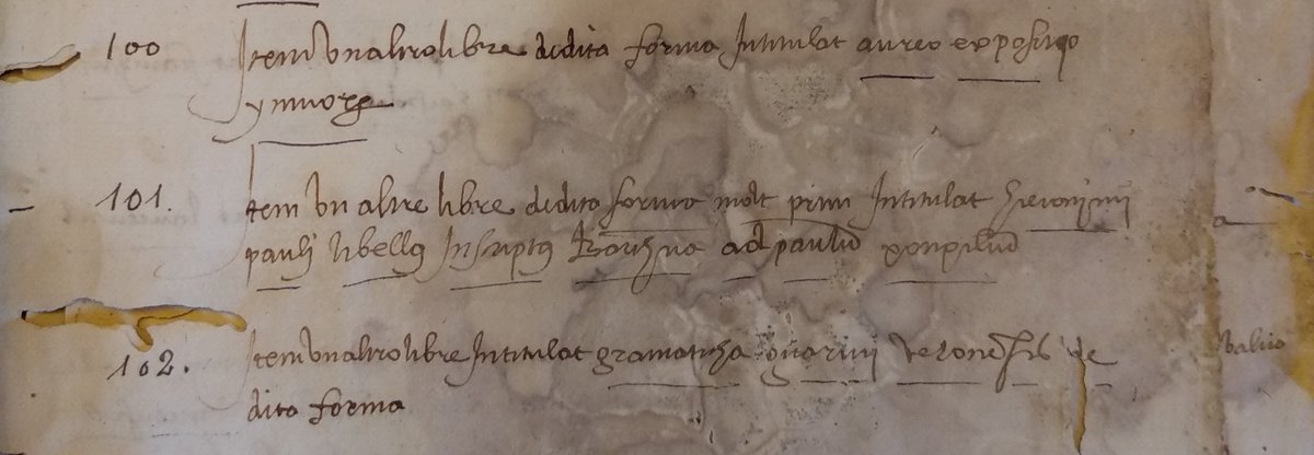 JBellsolell1980's tweet photo. Aniversari de Jeroni Pau, el primer arqueòleg humanista de l'època del renaixement a Catalunya. El recordem amb un exemplar del seu "Barcino", procedent de la biblioteca (organitzada i numerada) de la casa Mir (c/de Simó Oller), el 1541, amb menció específica a Paolo Pompilio. https://t.co/eRdlrlVD9A