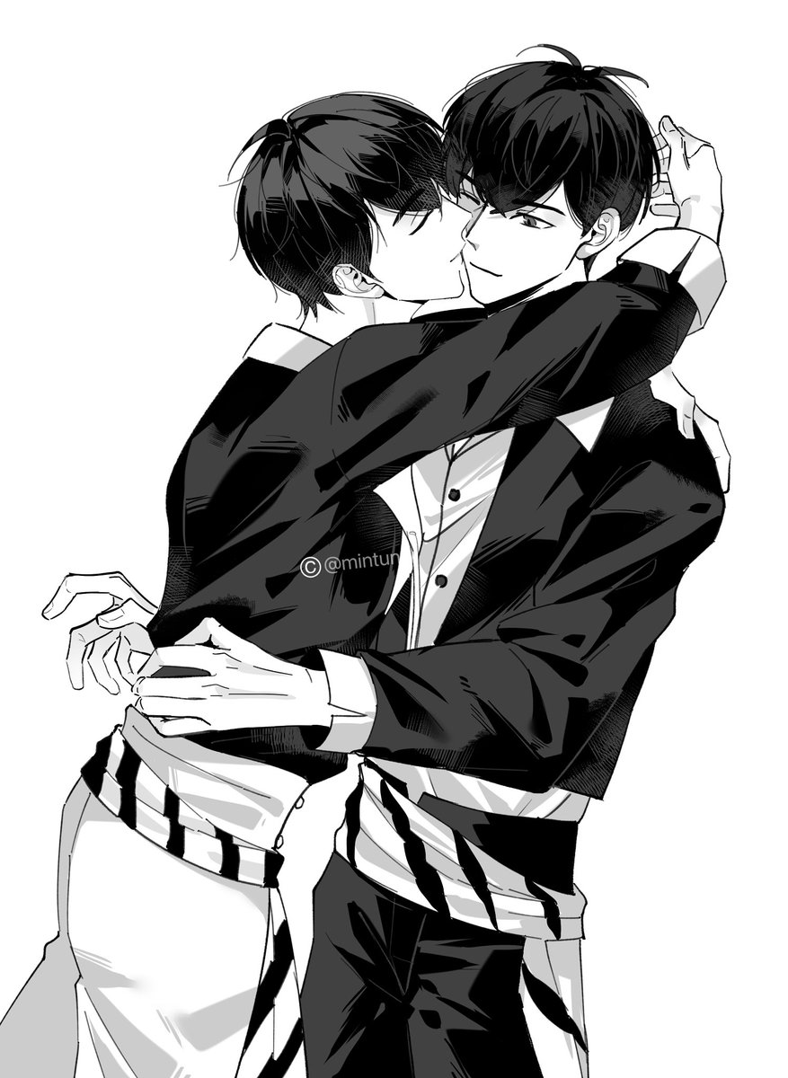 still thinking about the kiss
一直在想……

#kkamdol #깜돌