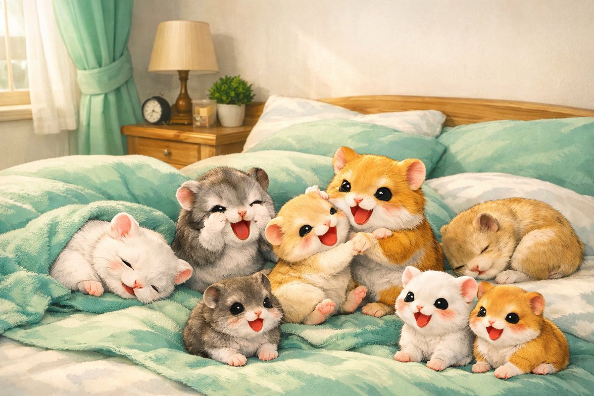 はむham｜ふわっとハムちゃん毎日投稿🐹°•*⁀⭐️ tweet media