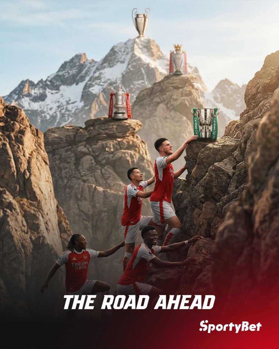 Will the EFL Cup be the beginning of Arsenal’s mountain march to all four cups?

#ARSMCI #CarabaoCup
