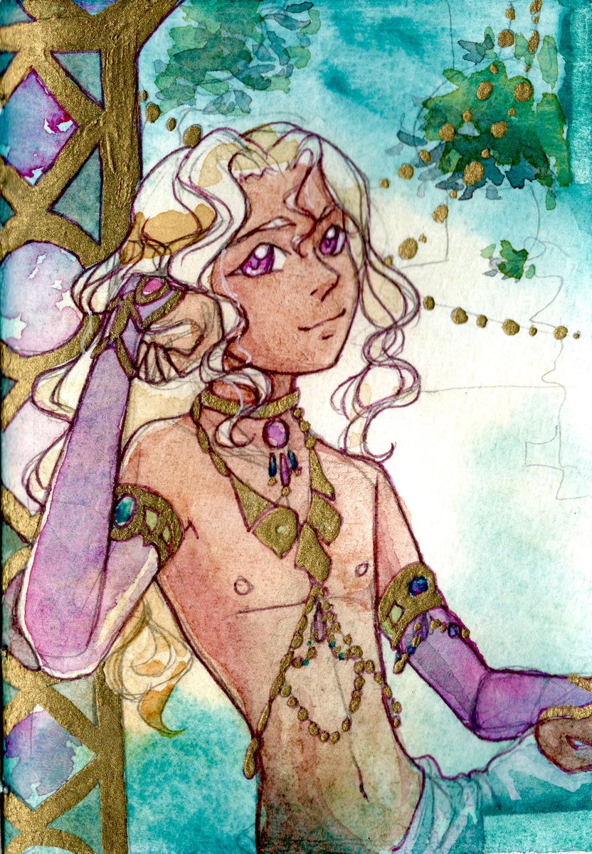 lavmintrose's tweet photo. #3連休はフォロワーさんが増えるらしい

魔法使いと劇団のミステリー　#一次創作　
✨アルタイルの王冠✨

よろしくお願いします

#透明水彩 https://t.co/2RD5uovwaC