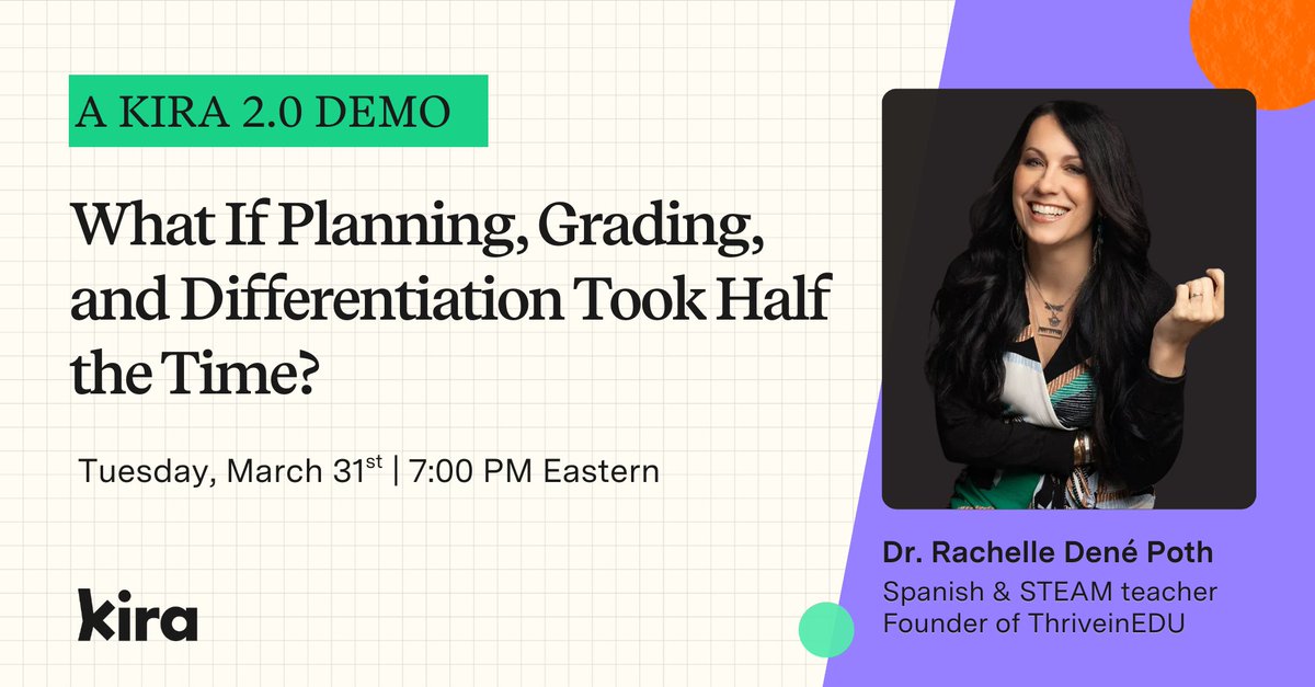 Dr. RACHELLE DENÉ POTH |ThriveinEDU #AI #AIinEDU tweet media