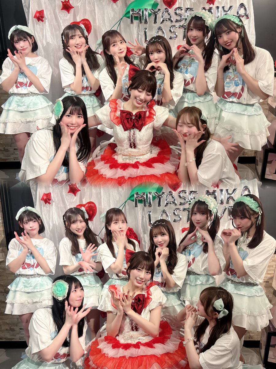 miyase_mika's tweet photo. 2026.03.21 LAST LIVE🌸

約2年本当にありがとうございました❤︎
みんなと出会えて幸せ！またね https://t.co/uAjM4BikaO