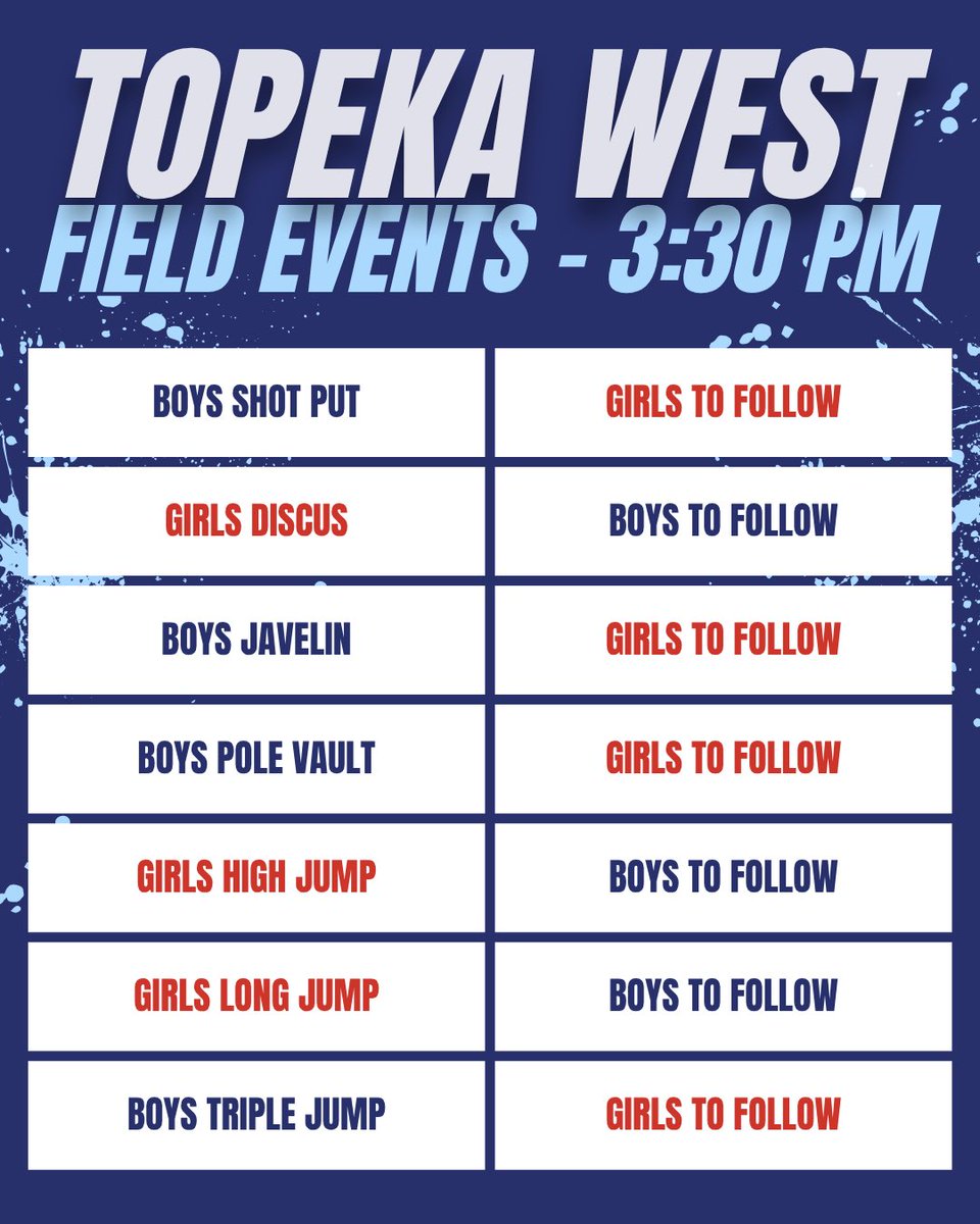 MHS_TF's tweet image. And just like that… we’re BACK. 🔥🏃‍♂️ The season kicks off Friday, March 27 at the Topeka West meet at Hummer Sports Park! Let’s start 2026 the right way! 💪 #MHSTF26 #TrackIsBack 

mhstf.com/uploads/1/0/0/…