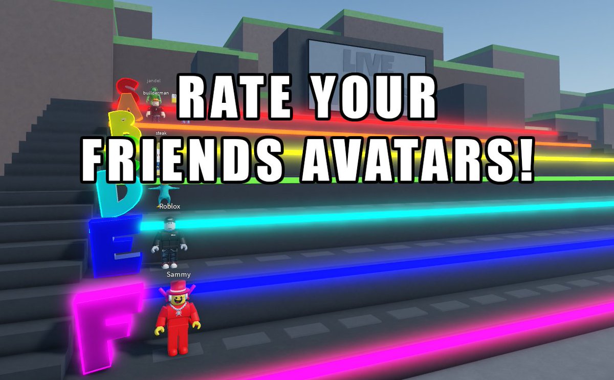 Blazenn__'s tweet photo. Just released my first ever roblox game which still has a lot of work its mostly a tool for streamers who rate avatars on roblox and a cool place to hangout when I implement minigames etc CHECK IT OUT!!
https://t.co/jIc4ULKE9A
#robloxdev #roblox #newgamealert #robloxgame https://t.co/8tf2qRqLZ0