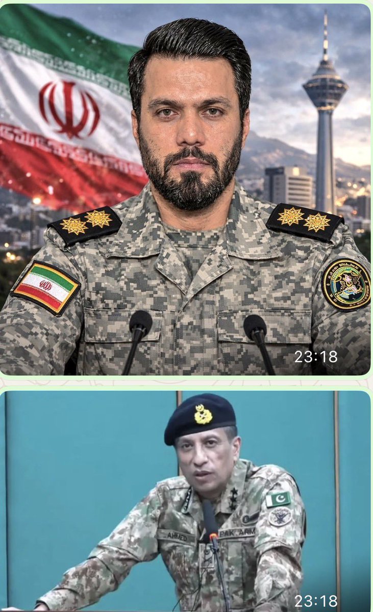 ایران کاڈیجی جو بھی کہا کر کے دیکھایا ✊🏽❤️
 اور ہمارا انڈیا کو کہتا تھا تم ہمارا پانی بند کرو گئے ہم تمہارا سانس بند کر دیں گئے پانی تو بند ہے ابھی تک لیکن سانس نہیں بند کر سکا انکا ✋
ایران کے ڈیجی نے کہا تھا کسی کی جرت ہے تو ادھر سے تیل کا ٹینکر گزار کر دیکھائے اس شیر نے ثابت