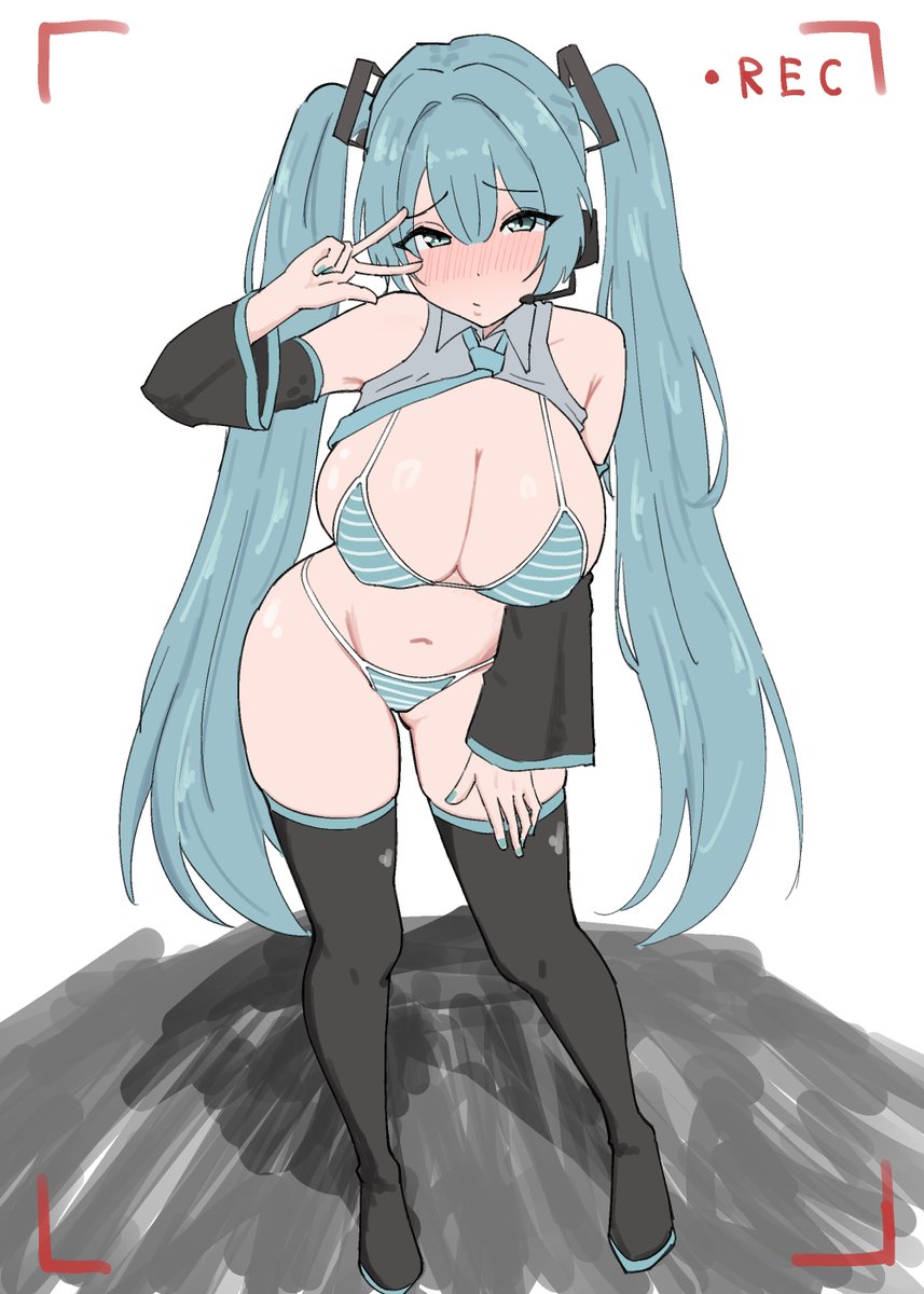 ShinaRetasu's tweet photo. 恥ずかしそう
#初音ミク
#HatsuneMiku https://t.co/eH9JQjpPas