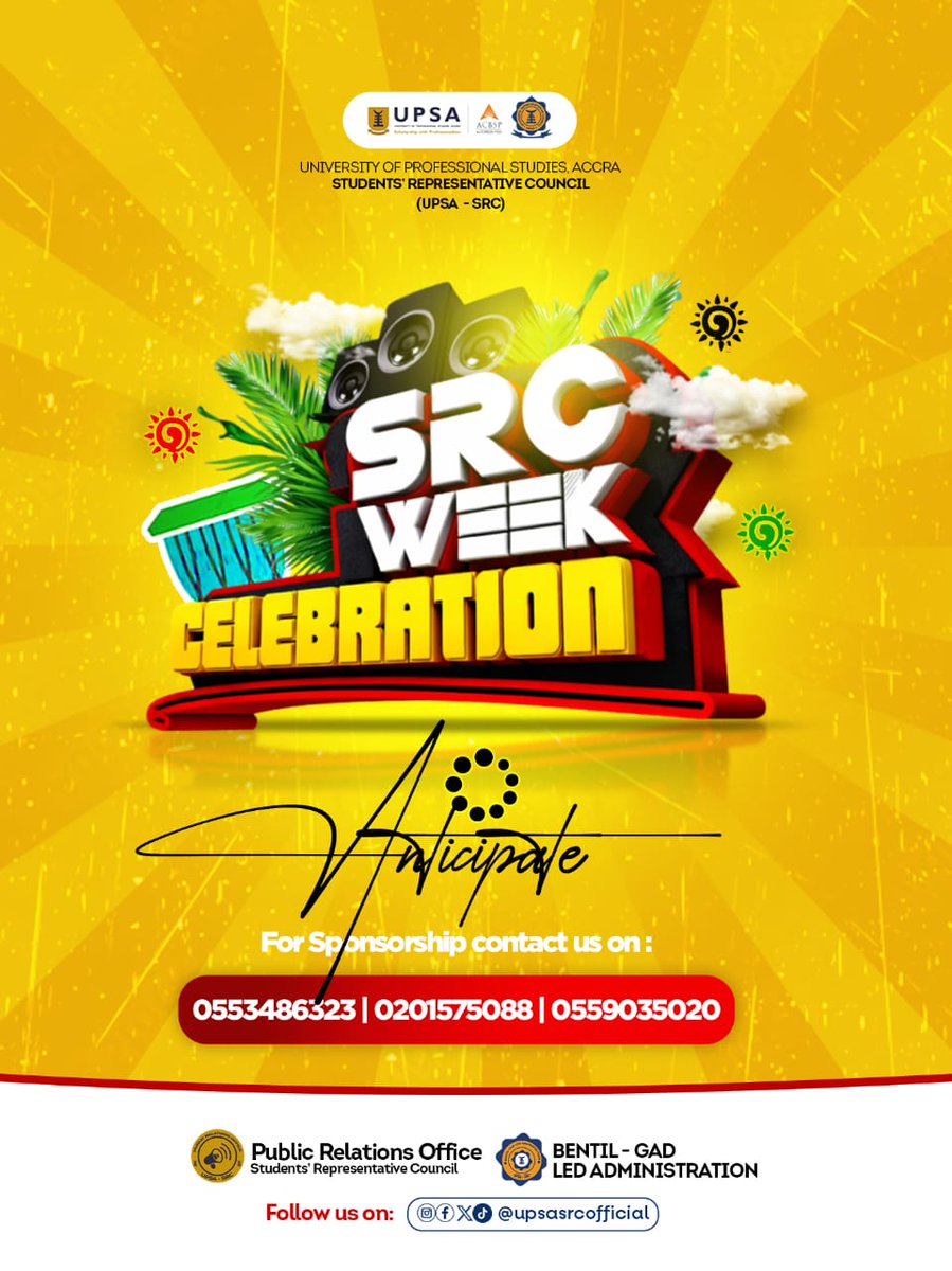 PerpetualBentum's tweet image. SRC WEEK CELEBRATION 

Anticipate 🎊
#studentvibes #src #upsa #entertainment