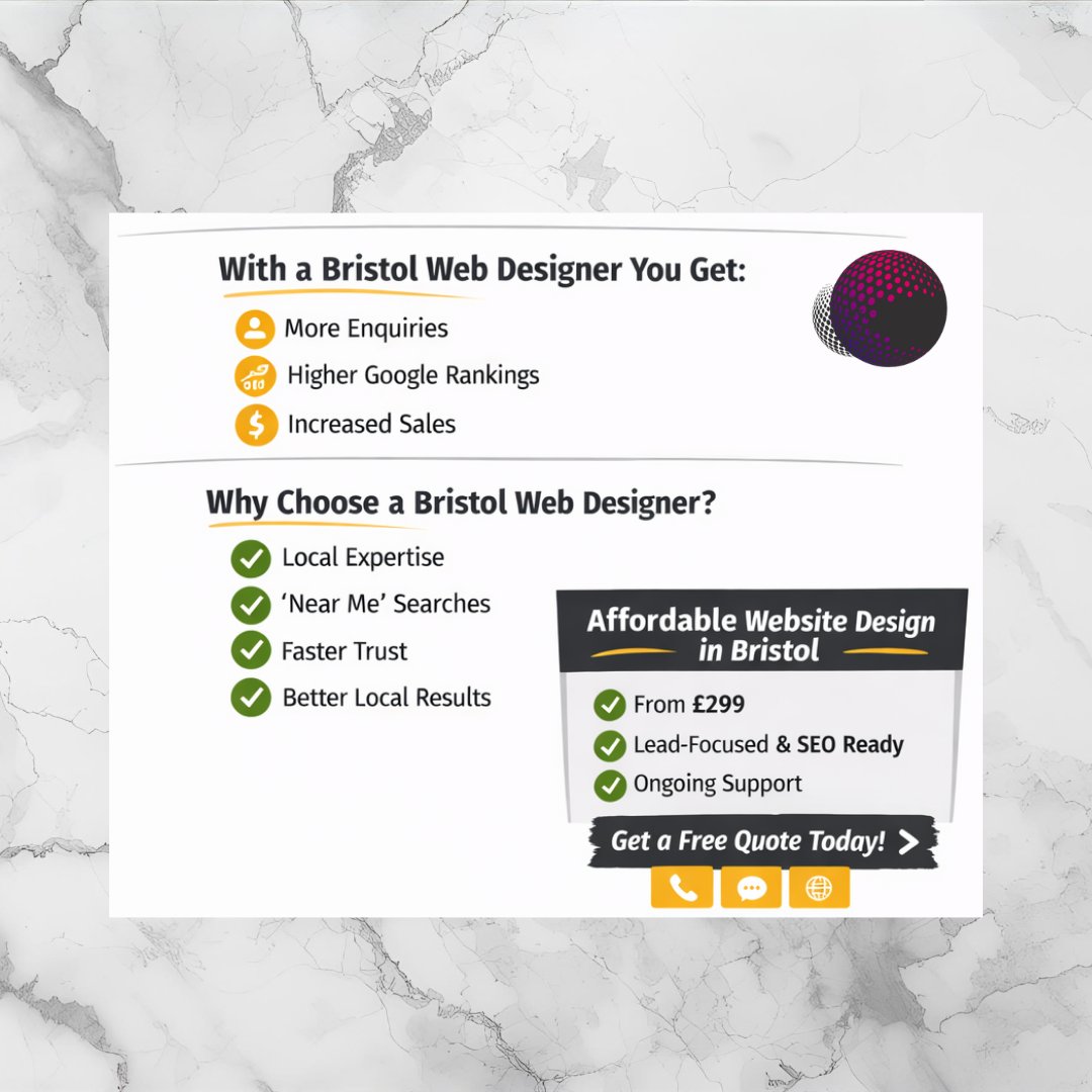 webpagedesign9's tweet photo. Looking for the best web designers in Bristol?

Our guide compares Bristol web design options and explains how small businesses can get affordable websites.

https://t.co/DZgsy1NWiO
#designerwebsiteslimited
#designerwebsitesltd
#affordablewebdesignbristol https://t.co/NXc7k89H8r