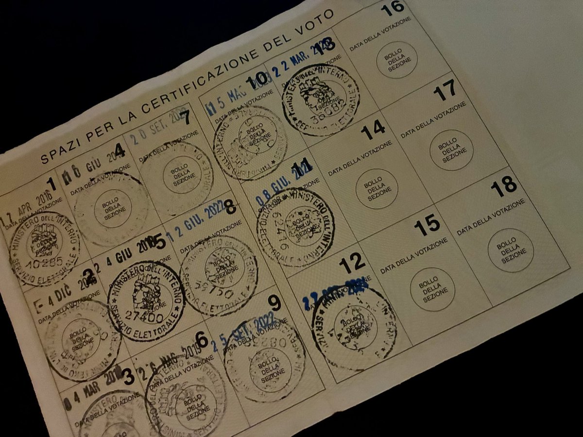 strescino's tweet image. ✅ #Sì, ho votato #referendum