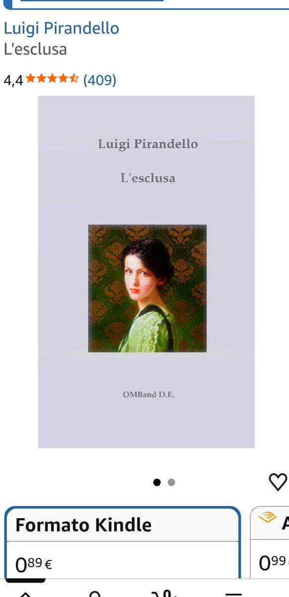 michelalai's tweet image. Oggi mi sono fatta un piccolo regalo:
L'esclusa di Luigi Pirandello

#libri #ebook #offerte