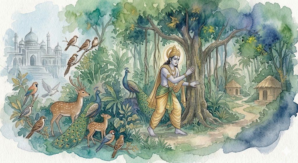 Day 3: When Letting Go Is the Most Sacred Thing We Can Do

We are often told that Rama simply left the kingdom. But when we look closer, something deeper was happening. He left His home, the walls that witnessed His childhood. He left His people, who looked at Him with love and