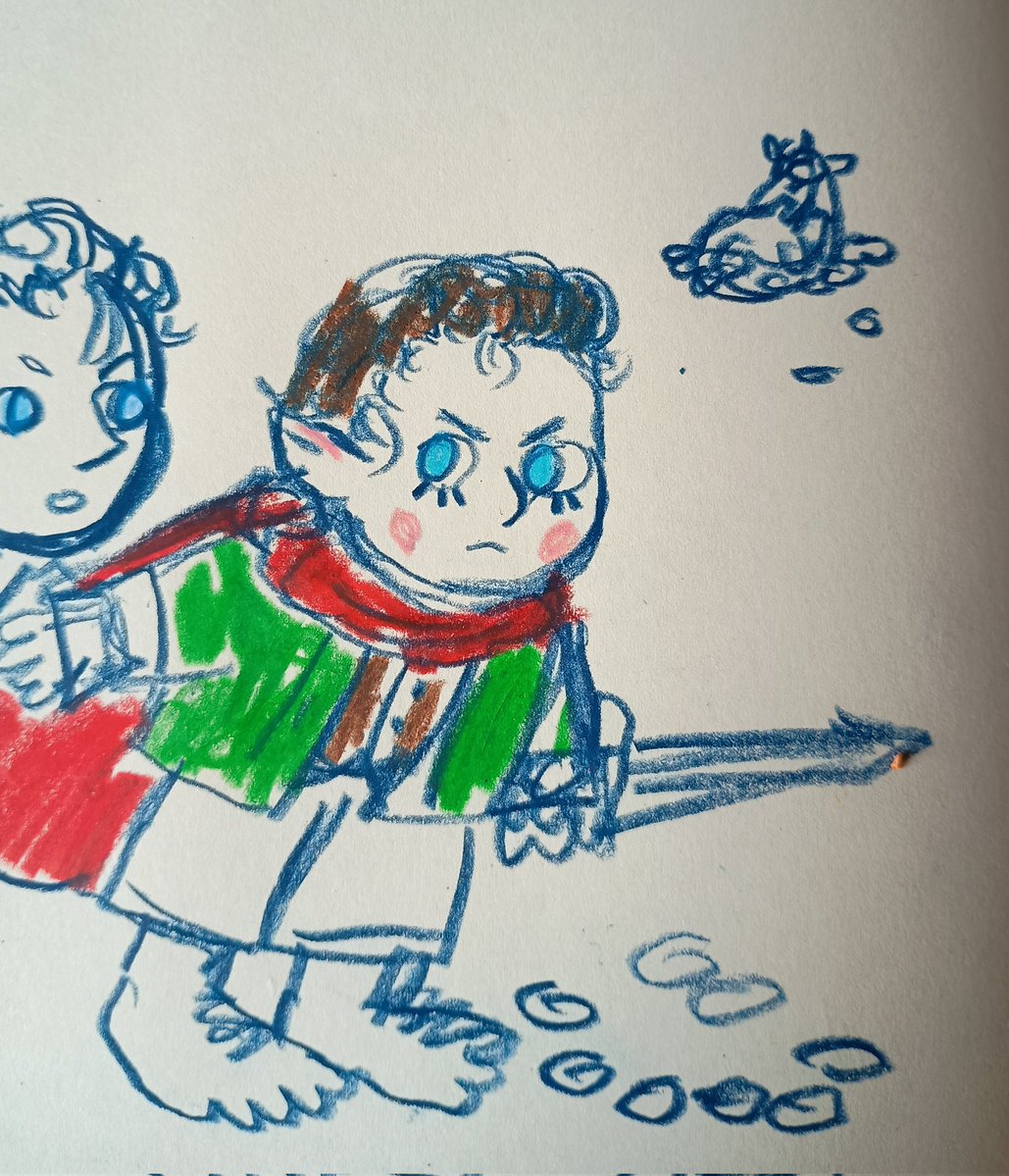 hannahlock's tweet image. Hobbit Henry gonna challenge Frodo to a staring contest 👀