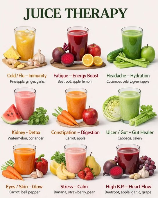 HealthNutri_HQ's tweet photo. Juice Therapy🧋. https://t.co/iU4XBsORkl