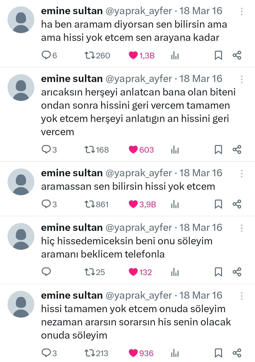 acaba hislerini bitirebildi mi cok merak ediyorum onu