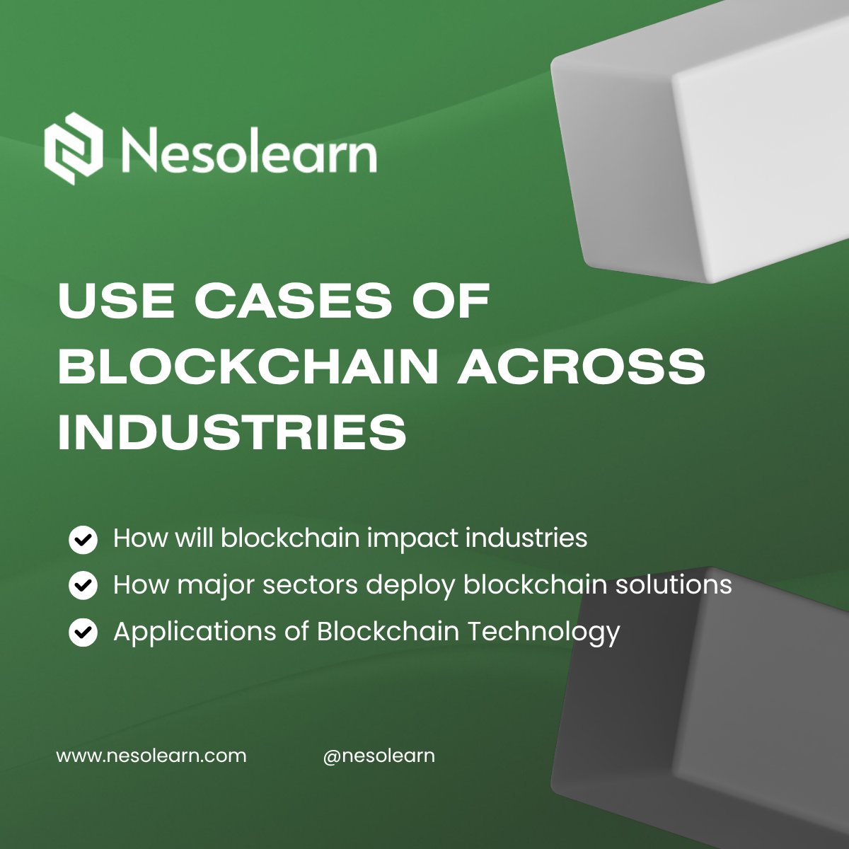 Nesolearn's tweet photo. Blockchain Series 05: Real World Use Cases 🧵

From finance to healthcare - here’s where blockchain is actually applied 👇 https://t.co/IPruaHYFsL