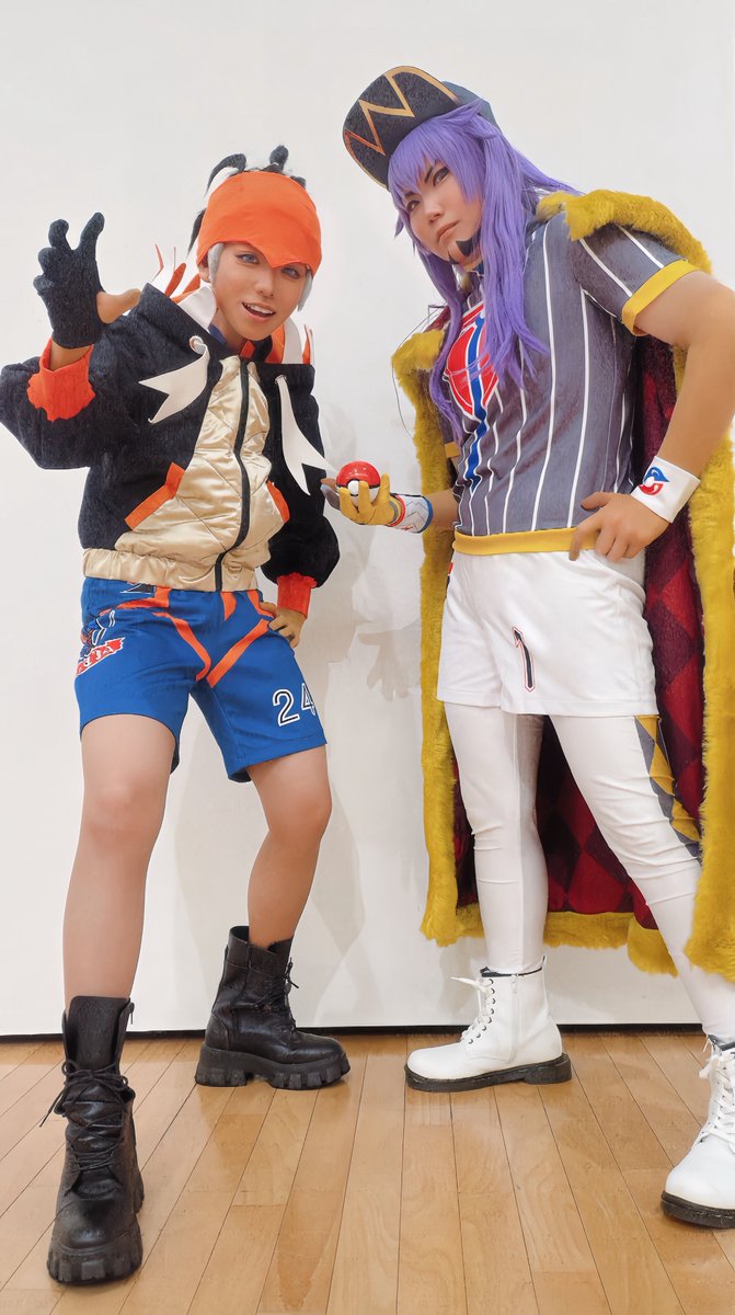 ⚠︎コス⚠︎pkmn⚔️🛡

　　👑🐉
ダンデ＆キバナ

#おでライ高知
🆔⬇️