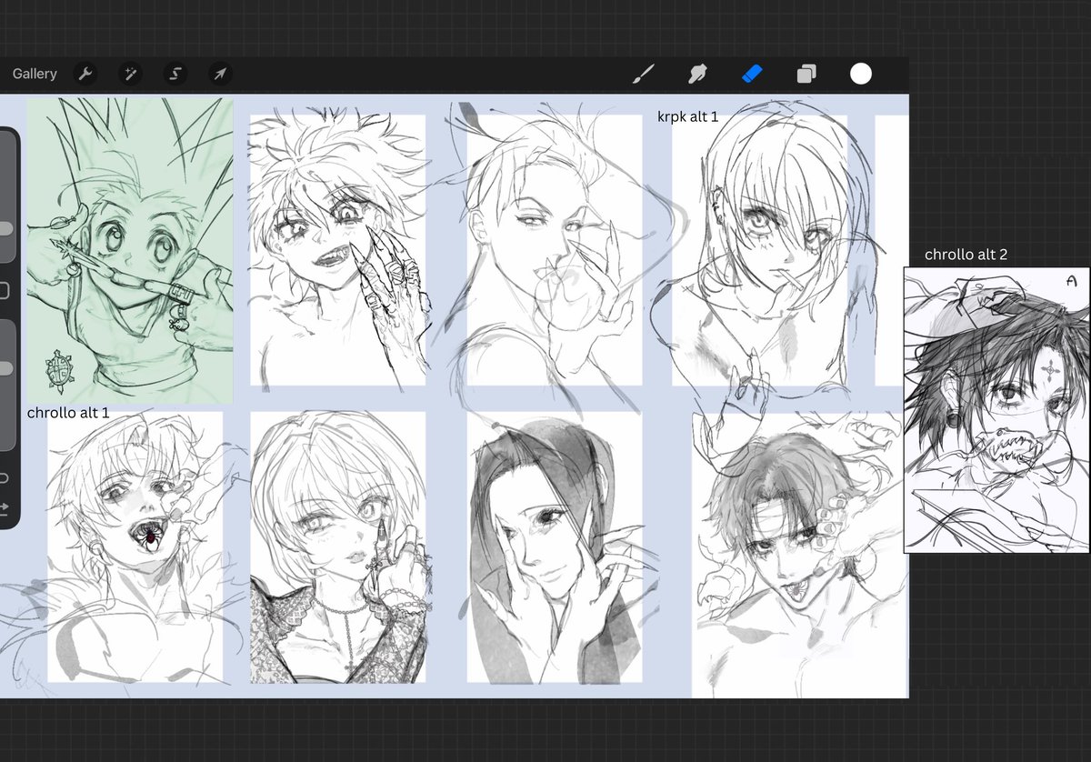 gelatineon's tweet photo. #hxh pc wip for #cf22 :3 https://t.co/224ZbodABb