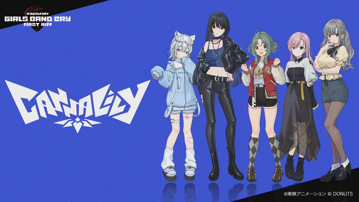 Canna Lily Band Debuts in Girls Band Cry Mobile Game