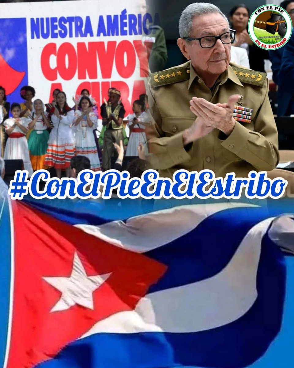 PieEnElEstribo2's tweet photo. El #ConvoyNuestraAmérica pone en practica la visión integradora y solidaria  del GE Raúl Castro en aras de fortalecer la cooperación económica y  defensa de la autonomía de los pueblos, frente a intervenciones externas.
#CubaNoEstáSola
#ConElPieEnElEstribo https://t.co/g26kOXrkwv