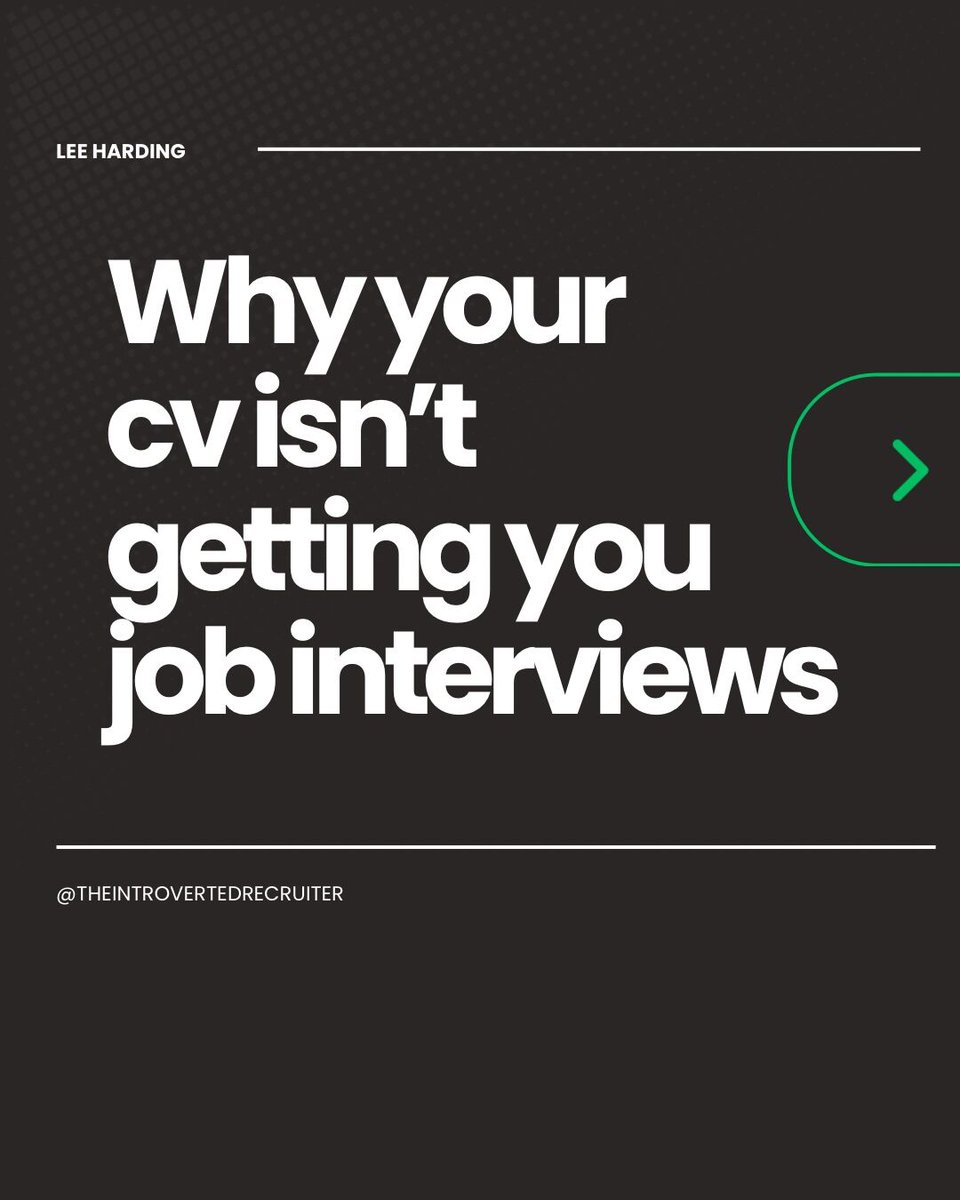 Lee Harding - The Introverted Recruiter tweet media