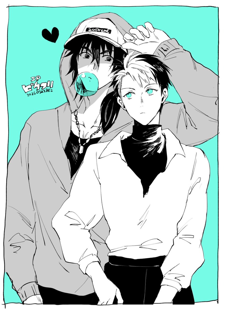 picopicodon's tweet photo. らくがき現パロえすぴびくふり https://t.co/T9NotOTApD