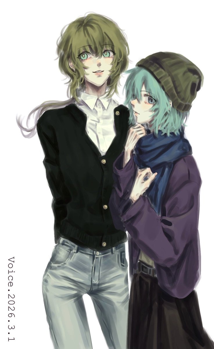 Voice_Autumn921's tweet photo. #soushin #ソウシン　
⚠️genderbend ⚢
完了我库存搬完了要赶紧画了orz https://t.co/lPxh1N9vdw