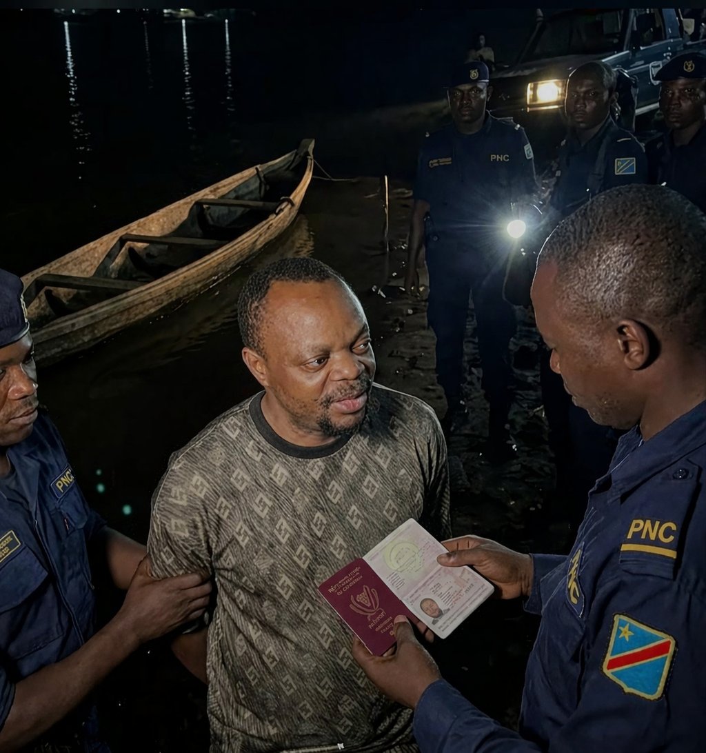 🚨 #RDC 🇨🇩 | Papy Mantezolo interpellé par la police. L’ex-président de l’Assemblée provinciale du Kongo Central a été arrêté samedi vers 23h alors qu’il tentait de traverser clandestinement le fleuve pour Brazzaville. Recherché pour détournement présumé de deniers publics, il