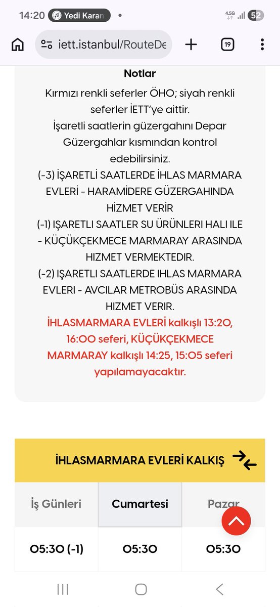 CathXlara's tweet photo. @IBBcozummerkezi @iettdestek @ietttr @eczozgurozel @irfan_demet  sizin sadece amacınız istanbula eziyet.bırakın size ülke emanet etmeyi wc sifonunu bile emanet etmem.Bayramda şu eziyete var.sürekli iptal.@RTErdogan @engelsizbestepe https://t.co/5rj0MB8Oll