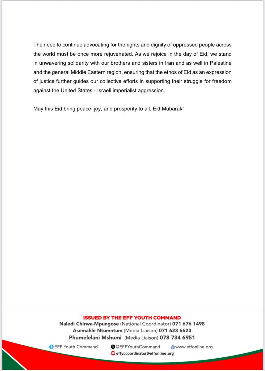 EFF Youth Command tweet media