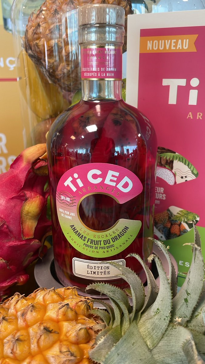 LesRhumsTiCed's tweet photo. NOUVEAUTÉ #TiCED 💚🩷
CAP sur le Vietnam en 2026 avec notre édition limitée Ti CED « Les Escales » Ananas Fruit du Dragon Poivre de #PhuQuoc 36% VOL. Réalisée en collaboration avec la #DistillerieIndochine #RhumsSAMPAN 🇻🇳 L’ABUS D’ALCOOL EST DANGEREUX POUR LA SANTÉ https://t.co/lpixomXdVZ